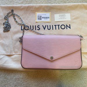 RARE Louis Vuitton Sarah Wallet NM Epi Leather Pink *Brand New